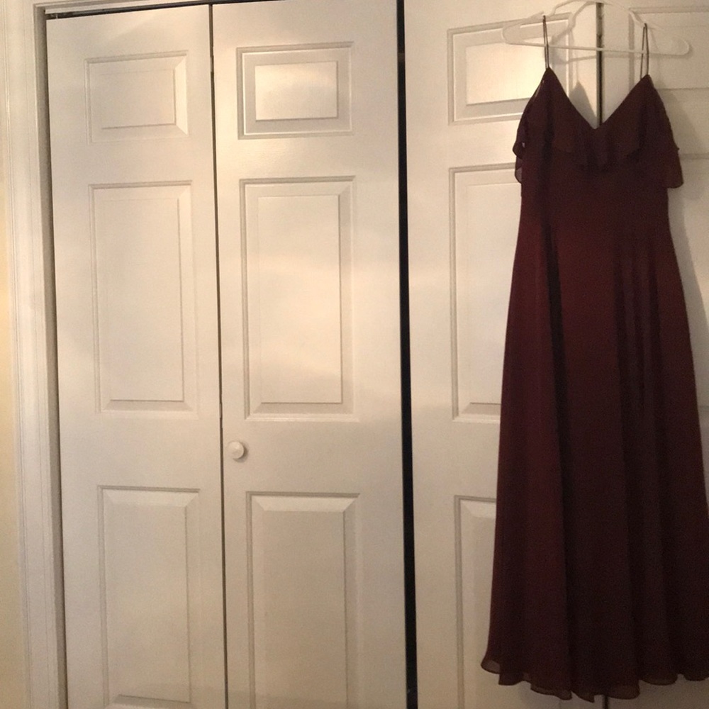 Jenny Yoo Mila Bridesmaid Dress in Hibiscus